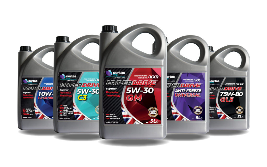 Hyperdrive lubricant product range