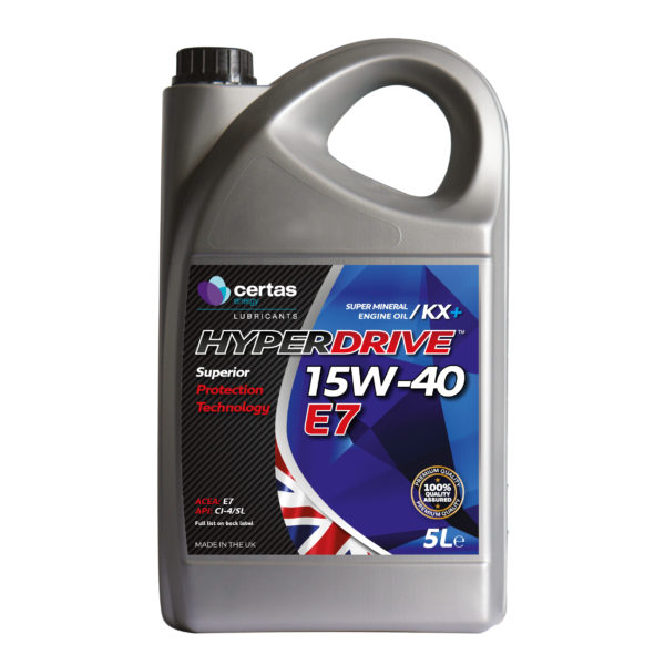 Hyperdrive 15W-40 E7 lubricant